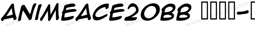 AnimeAce20BB 语言英文字体转换